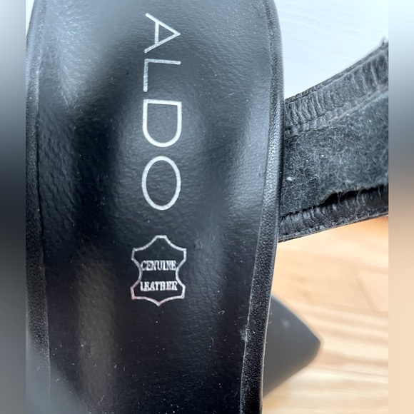 Aldo black leather heels - Picture 5 of 5